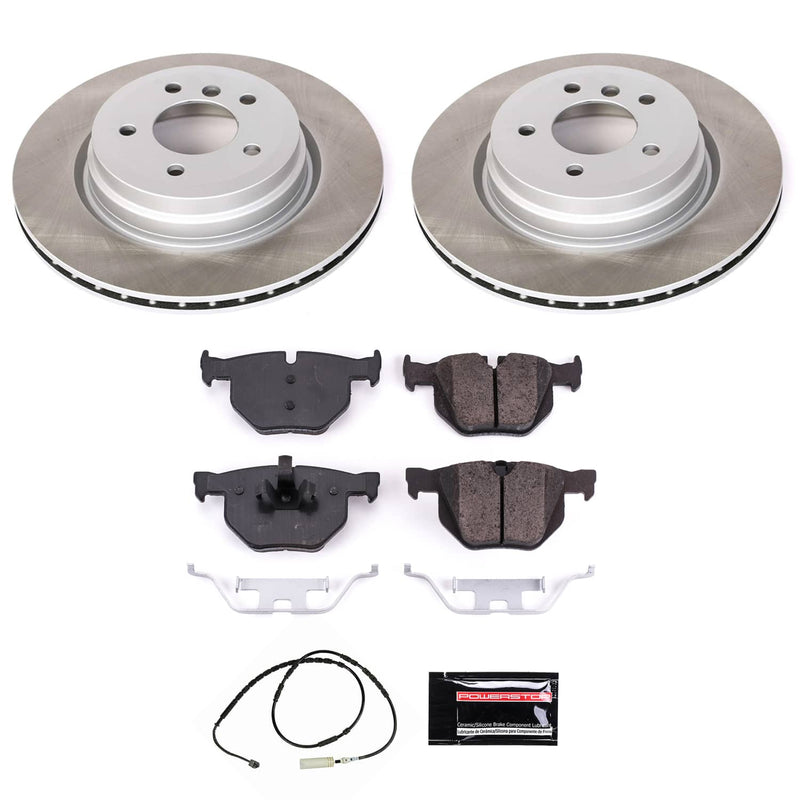 Power Stop SC7009 - Rear Z17 Evolution Pad And Semi-Coated Rotor Kit vehicle fitment brake part