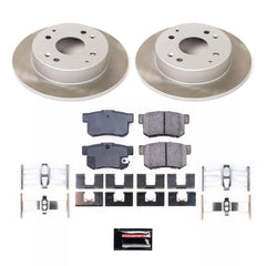 Power Stop SC701 - Rear Z17 Evolution Pad And Semi-Coated Rotor Kit vehicle fitment brake part