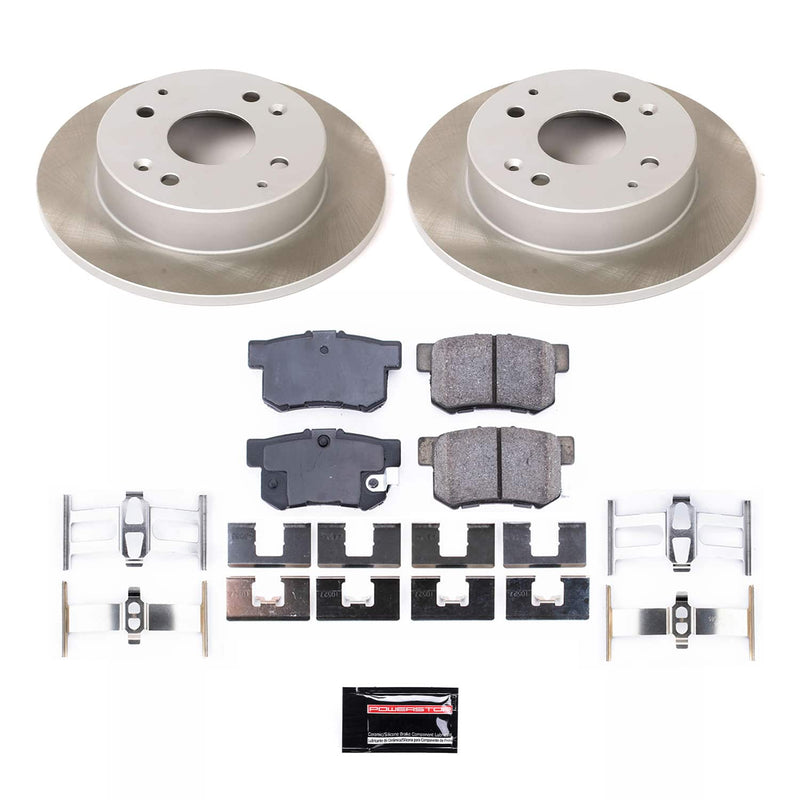 Power Stop SC701 - Rear Z17 Evolution Pad And Semi-Coated Rotor Kit vehicle fitment brake part