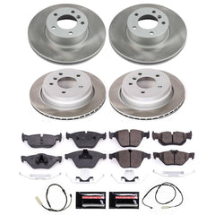 Power Stop SC7024 - Front And Rear Z17 Evolution Pad And Semi-Coated Rotor Kit vehicle fitment brake part