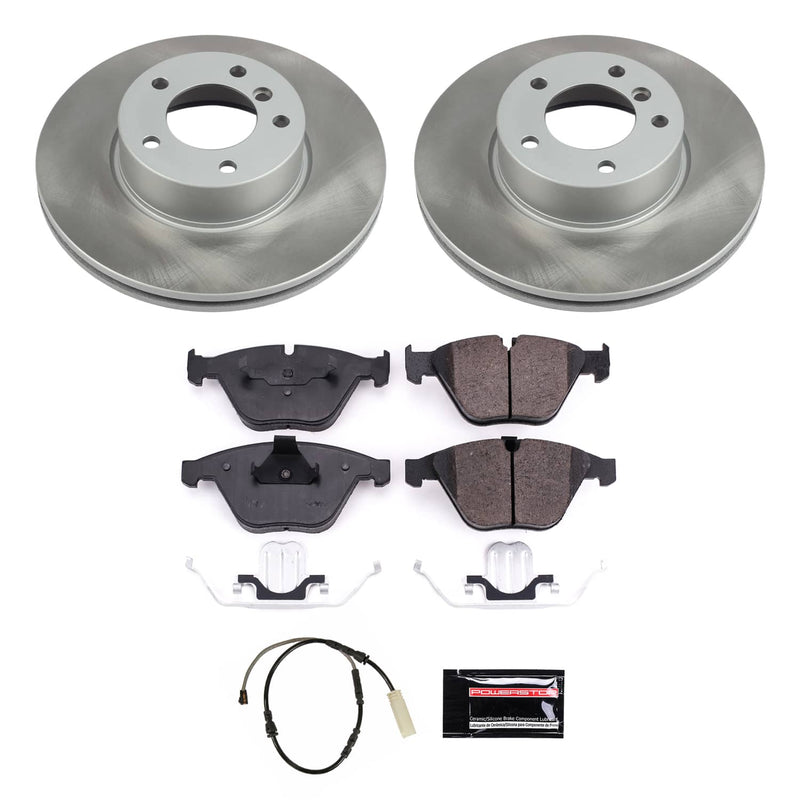 Power Stop SC7026 - Front Z17 Evolution Pad And Semi-Coated Rotor Kit vehicle fitment brake part