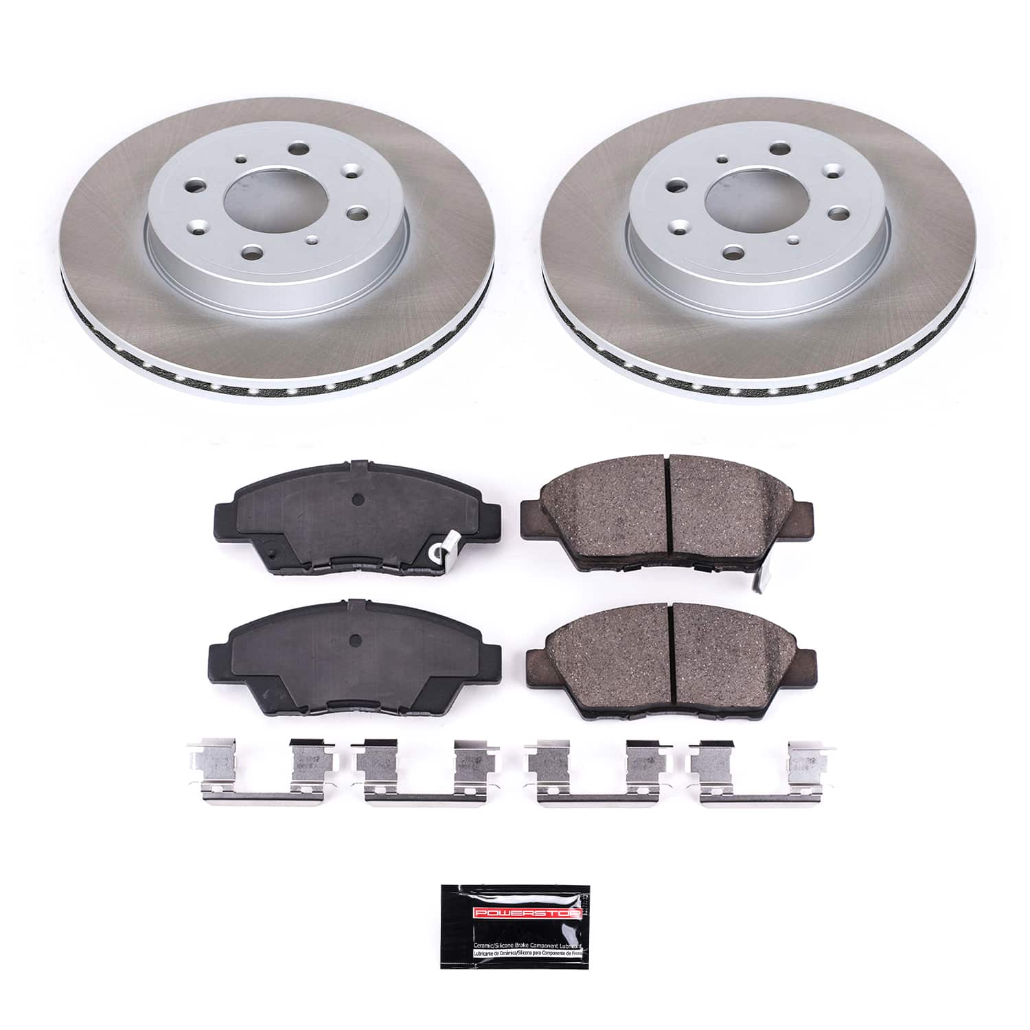 Power Stop SC7032 - Front Z17 Evolution Pad And Semi-Coated Rotor Kit vehicle fitment brake part