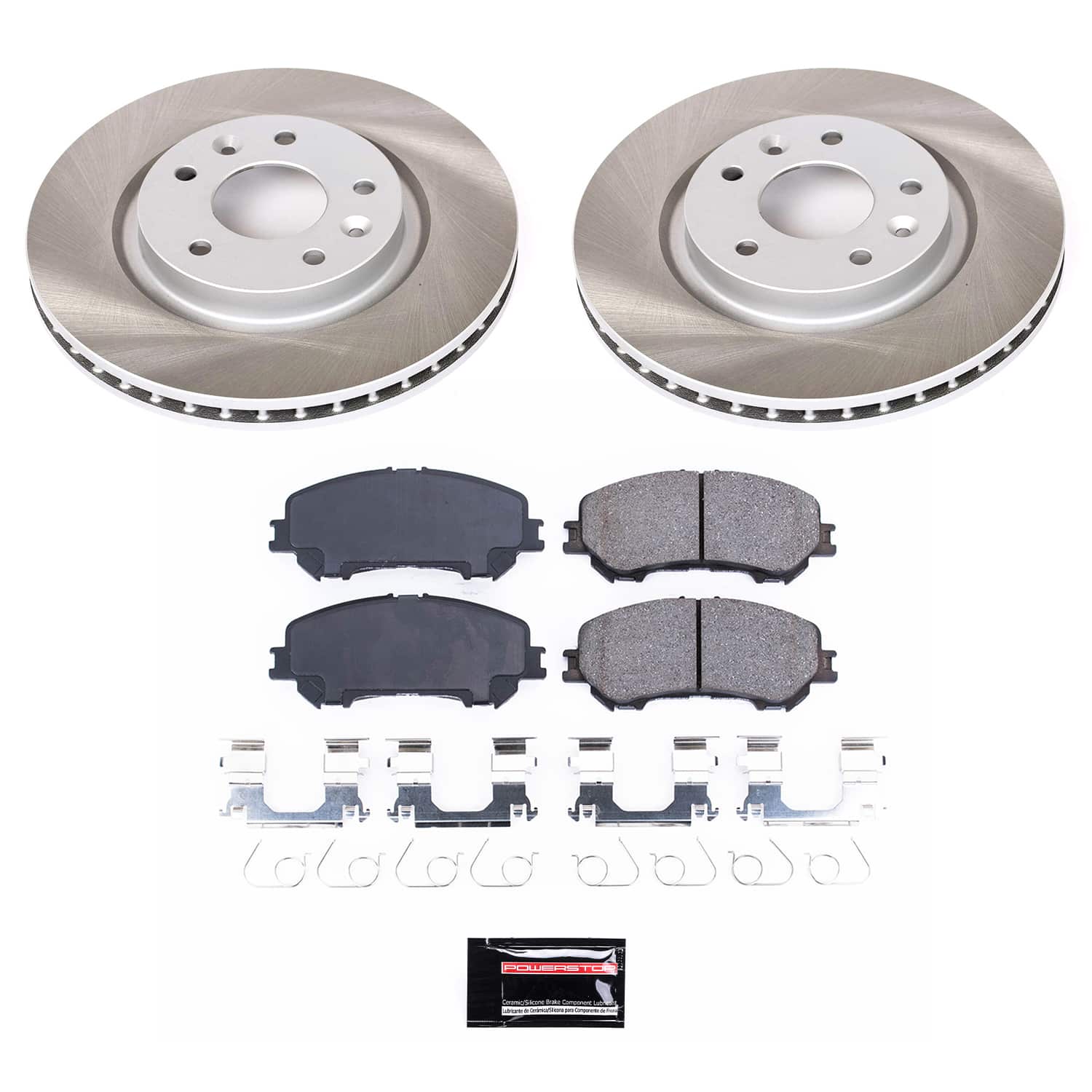 Power Stop SC7036 - Front Z17 Evolution Pad And Semi-Coated Rotor Kit vehicle fitment brake part