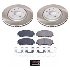 Power Stop SC7036 - Front Z17 Evolution Pad And Semi-Coated Rotor Kit vehicle fitment brake part