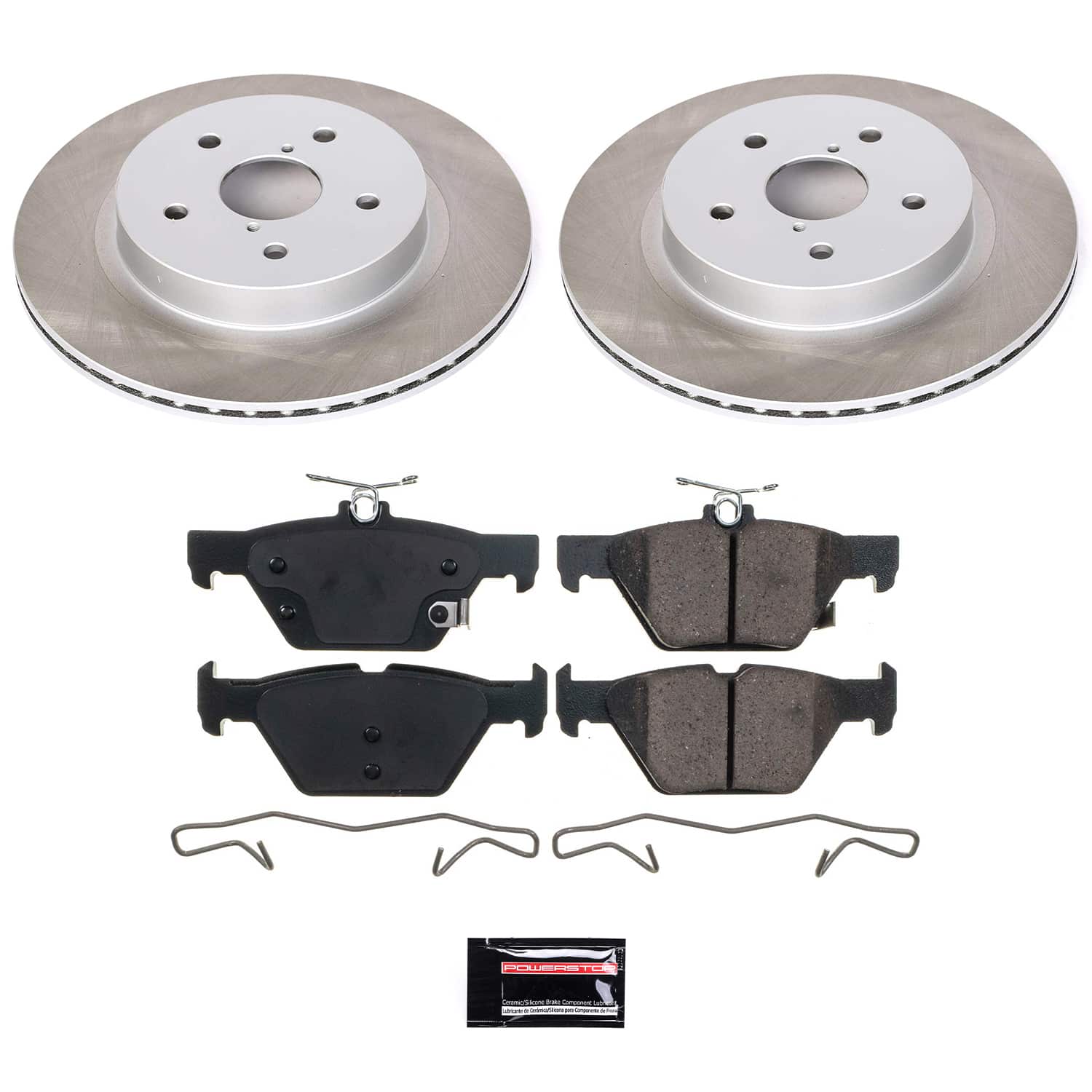 Power Stop SC7039 - Rear Z17 Evolution Pad And Semi-Coated Rotor Kit vehicle fitment brake part