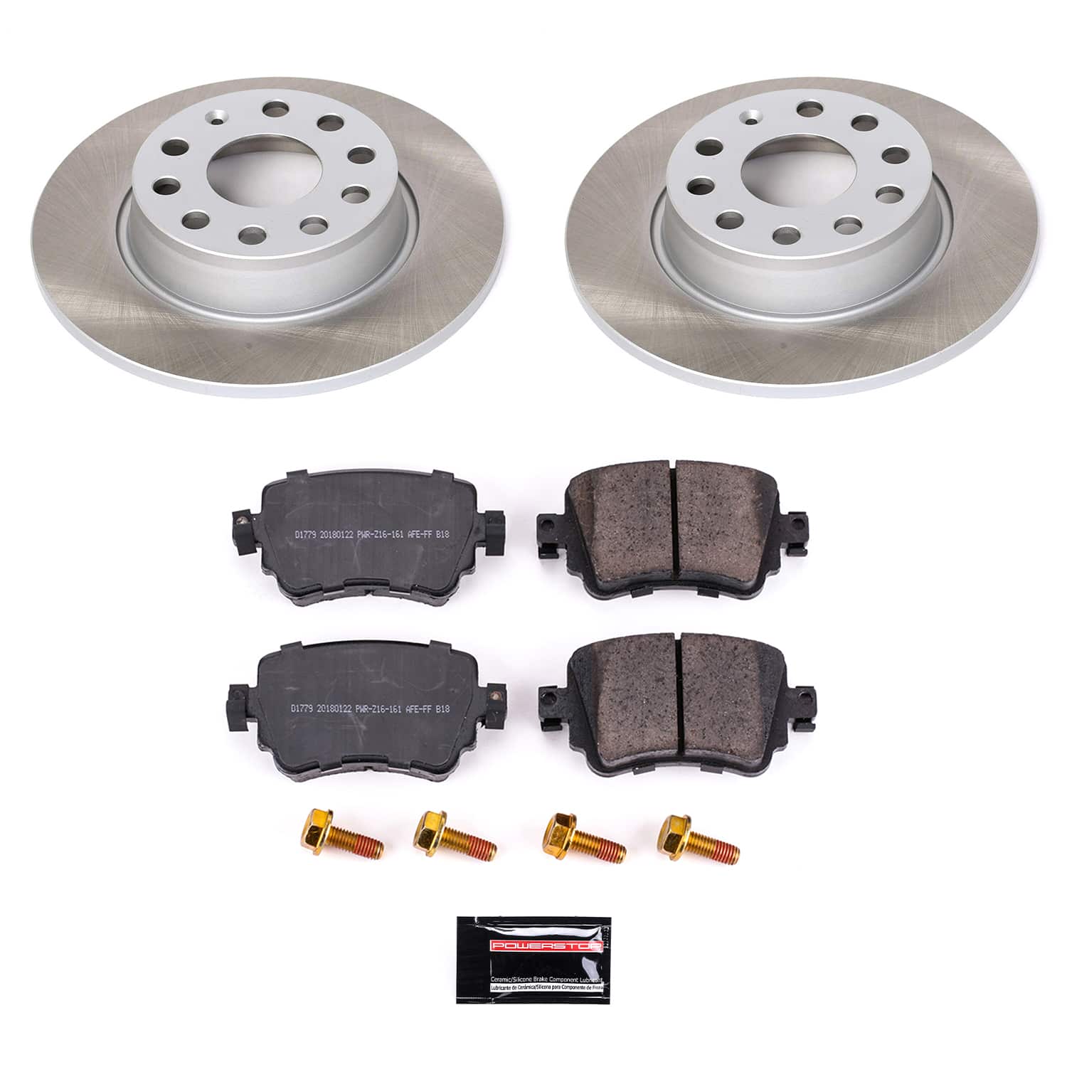 Power Stop SC7053 - Rear Z17 Evolution Pad And Semi-Coated Rotor Kit vehicle fitment brake part