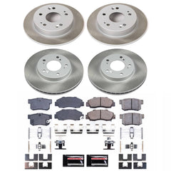 Power Stop SC706 - Front And Rear Z17 Evolution Pad And Semi-Coated Rotor Kit vehicle fitment brake part