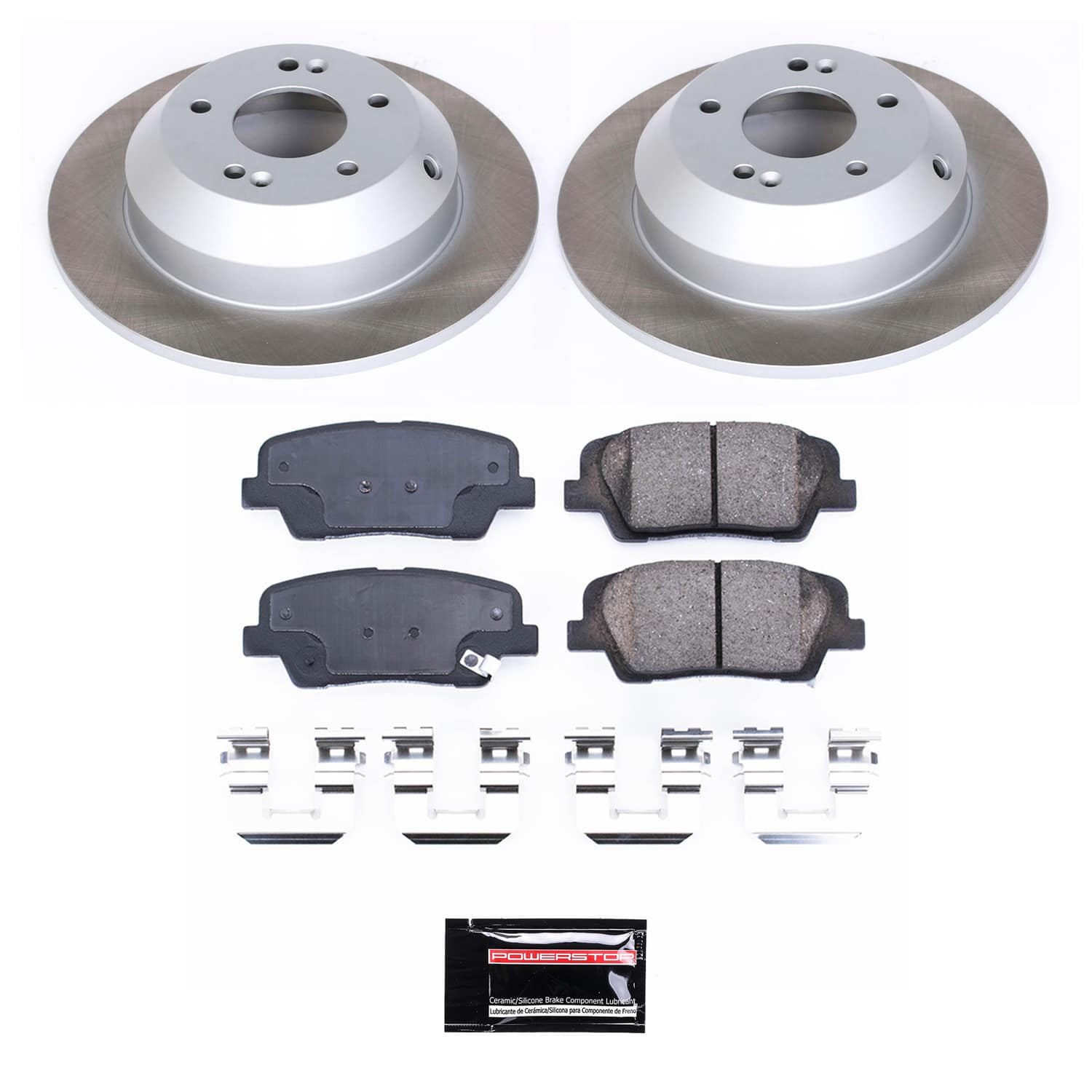 Power Stop SC7062 - Rear Z17 Evolution Pad And Semi-Coated Rotor Kit vehicle fitment brake part