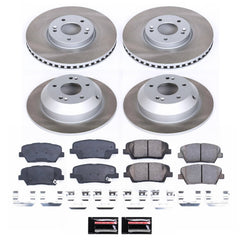 Power Stop SC7063 - Front And Rear Z17 Evolution Pad And Semi-Coated Rotor Kit vehicle fitment brake part