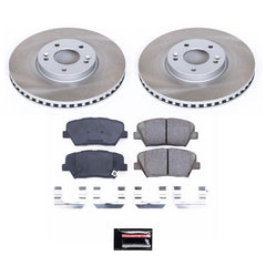 Power Stop SC7064 - Front Z17 Evolution Pad And Semi-Coated Rotor Kit vehicle fitment brake part
