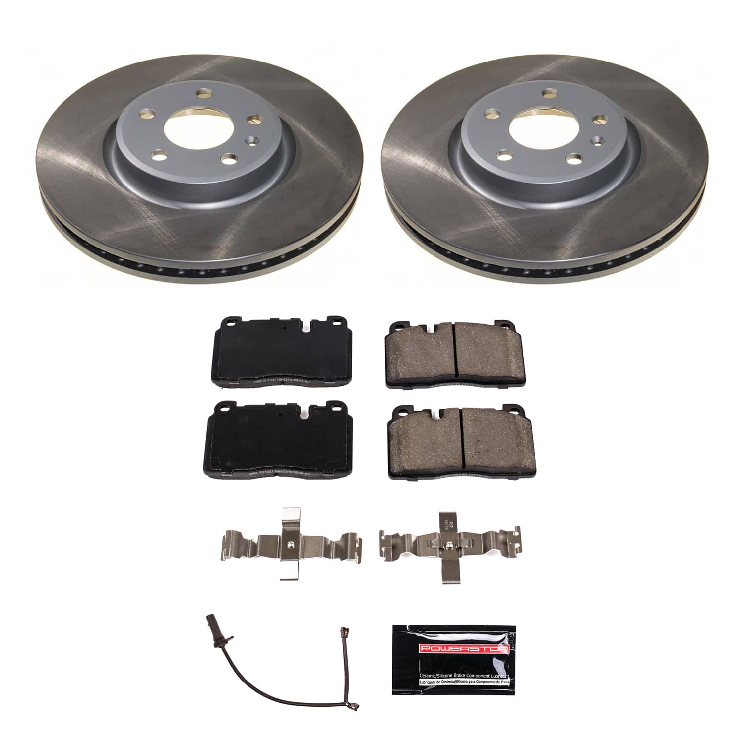 Power Stop SC7072 - Front Z17 Evolution Pad And Semi-Coated Rotor Kit vehicle fitment brake part