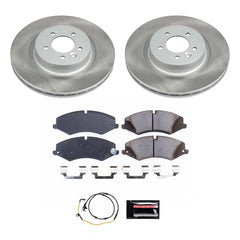 Power Stop SC7079 - Front Z17 Evolution Pad And Semi-Coated Rotor Kit vehicle fitment brake part