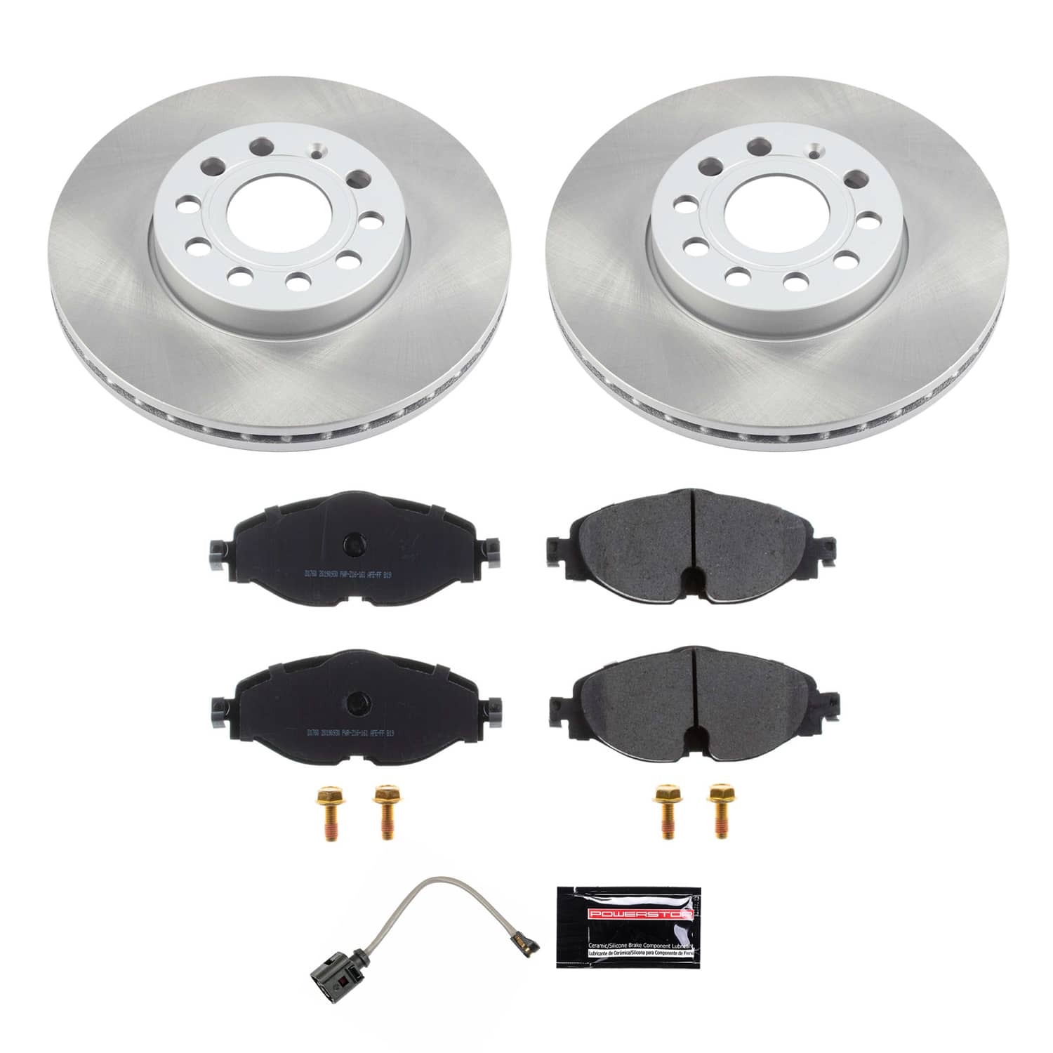 Power Stop SC7080 - Front Z17 Evolution Pad And Semi-Coated Rotor Kit vehicle fitment brake part