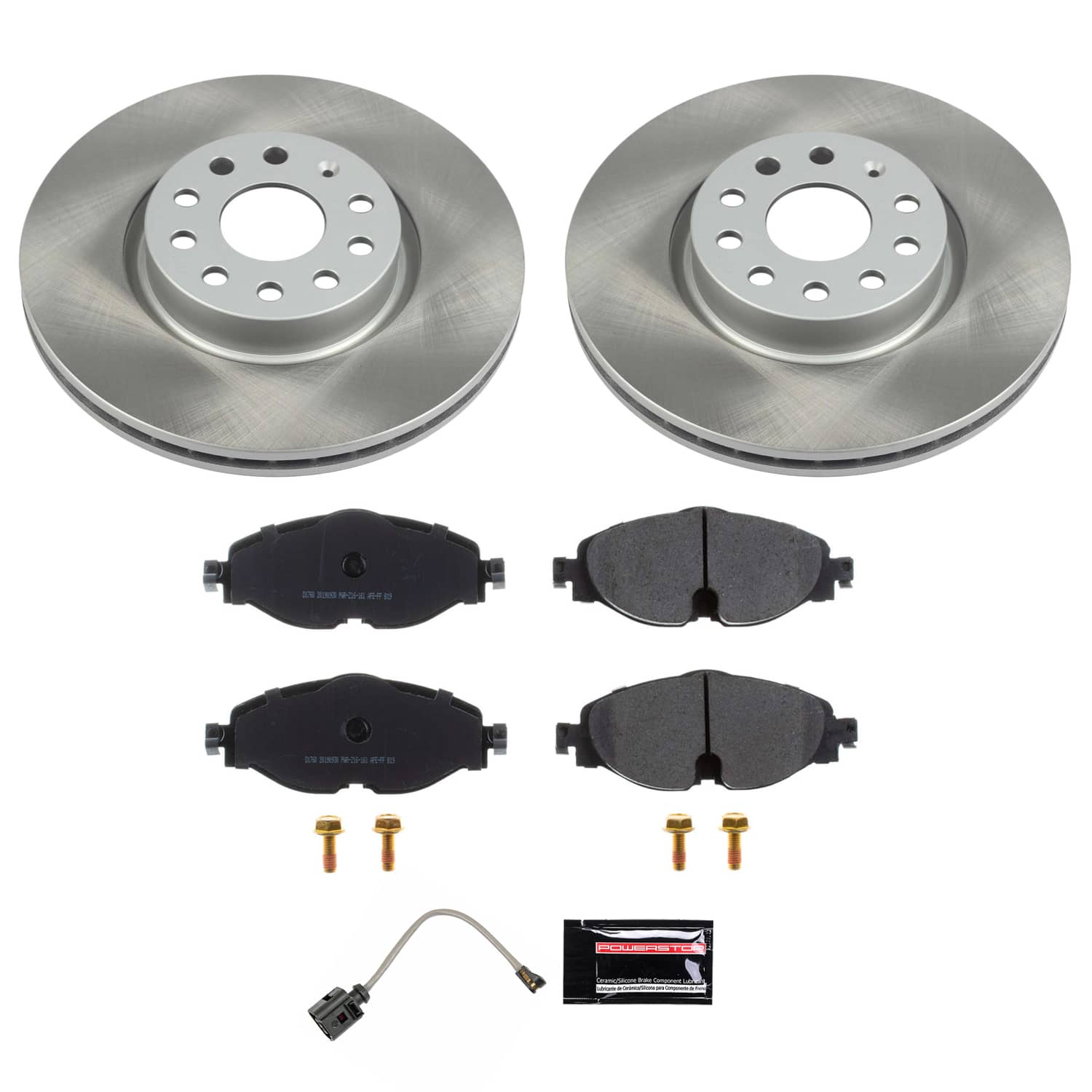 Power Stop SC7082 - Front Z17 Evolution Pad And Semi-Coated Rotor Kit vehicle fitment brake part