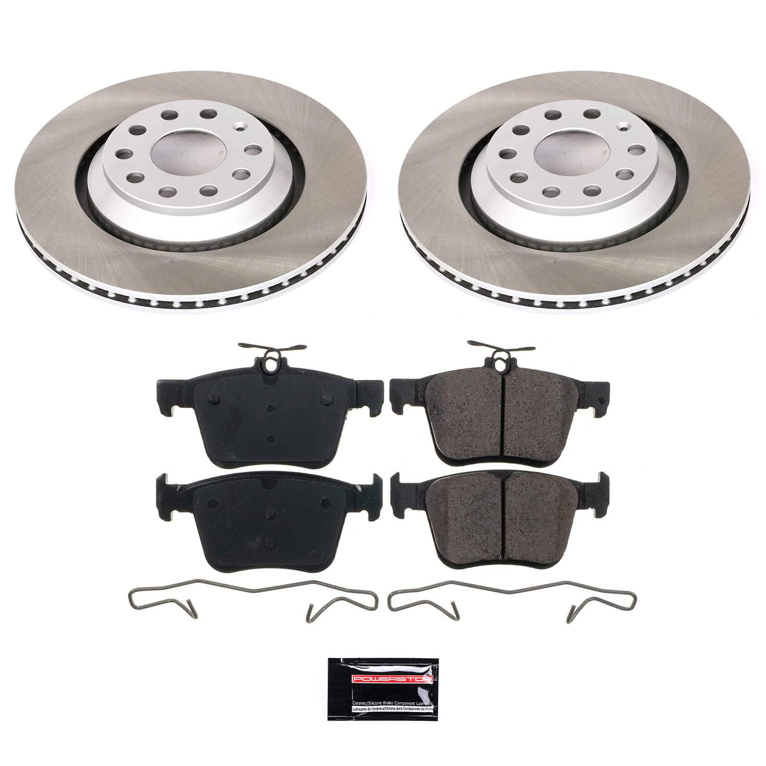 Power Stop SC7084 - Rear Z17 Evolution Pad And Semi-Coated Rotor Kit vehicle fitment brake part