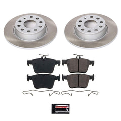 Power Stop SC7093 - Rear Z17 Evolution Pad And Semi-Coated Rotor Kit vehicle fitment brake part
