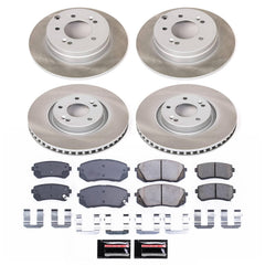 Power Stop SC7113 - Front And Rear Z17 Evolution Pad And Semi-Coated Rotor Kit vehicle fitment brake part