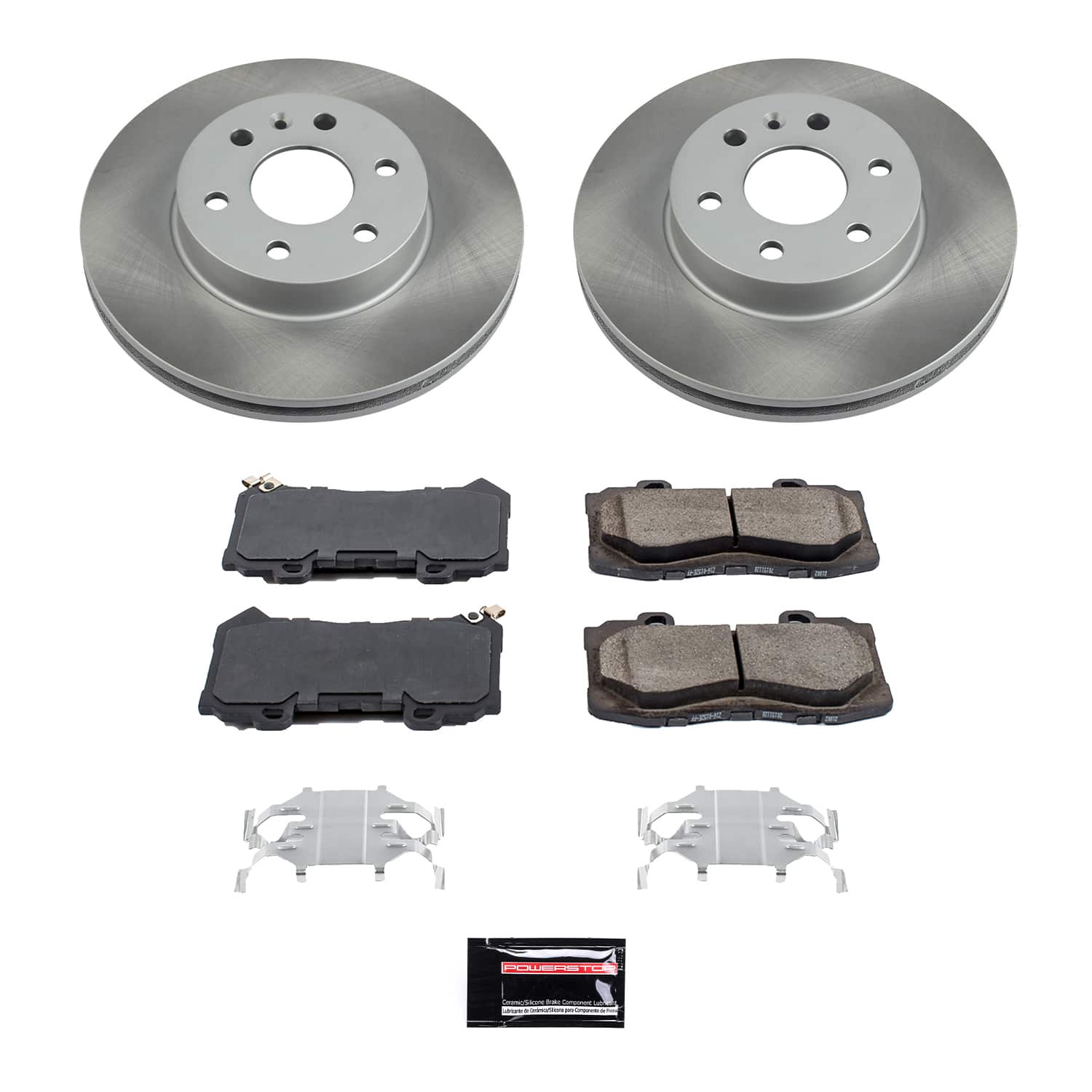Power Stop SC7126 - Front Z17 Evolution Pad And Semi-Coated Rotor Kit vehicle fitment brake part