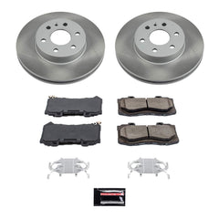 Power Stop SC7126 - Front Z17 Evolution Pad And Semi-Coated Rotor Kit vehicle fitment brake part