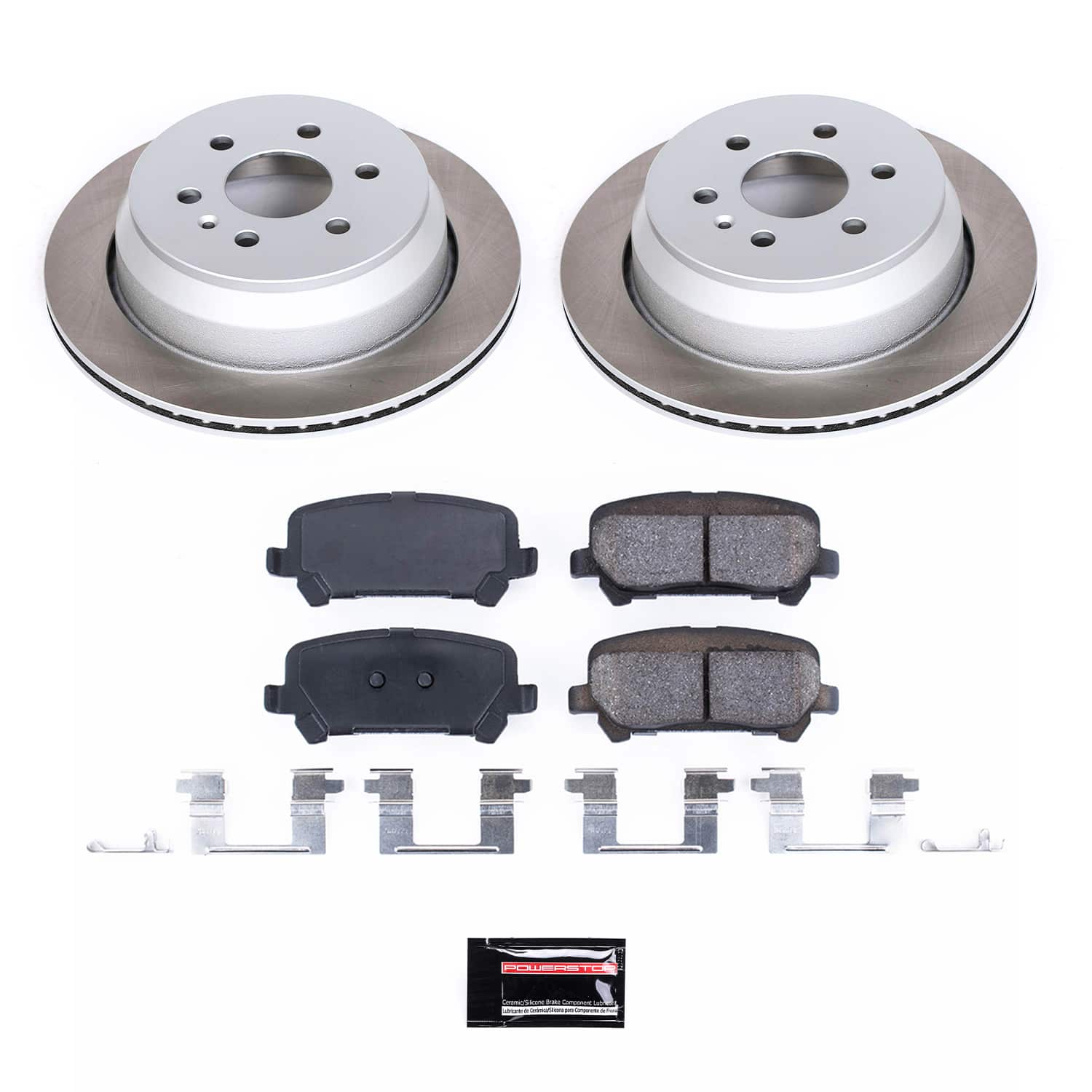 Power Stop SC7127 - Rear Z17 Evolution Pad And Semi-Coated Rotor Kit vehicle fitment brake part
