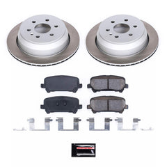 Power Stop SC7127 - Rear Z17 Evolution Pad And Semi-Coated Rotor Kit vehicle fitment brake part