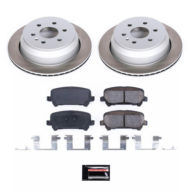Power Stop SC7127 - Rear Z17 Evolution Pad And Semi-Coated Rotor Kit vehicle fitment brake part