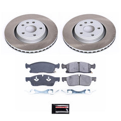 Power Stop SC7133 - Front Z17 Evolution Pad And Semi-Coated Rotor Kit vehicle fitment brake part
