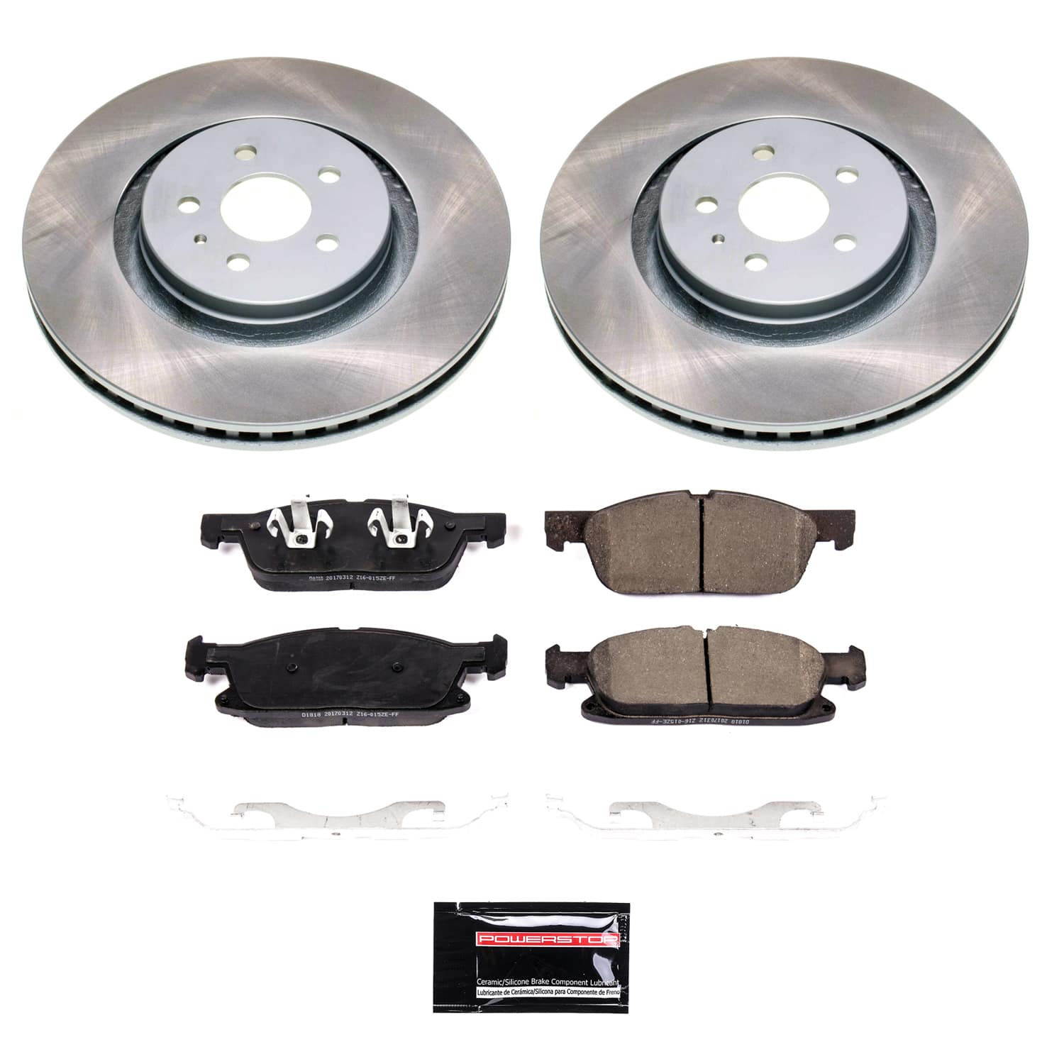 Power Stop SC7143 - Front Z17 Evolution Pad And Semi-Coated Rotor Kit vehicle fitment brake part