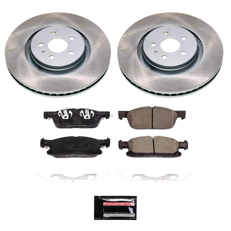 Power Stop SC7143 - Front Z17 Evolution Pad And Semi-Coated Rotor Kit vehicle fitment brake part