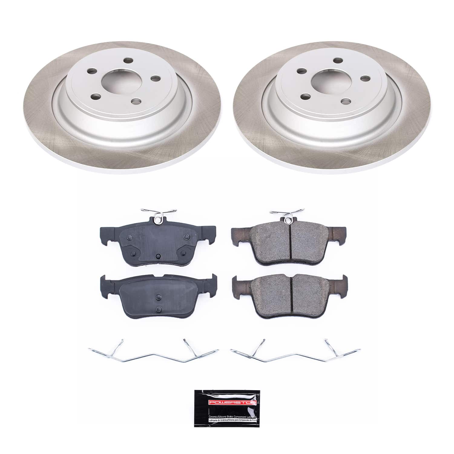 Power Stop SC7144 - Rear Z17 Evolution Pad And Semi-Coated Rotor Kit vehicle fitment brake part