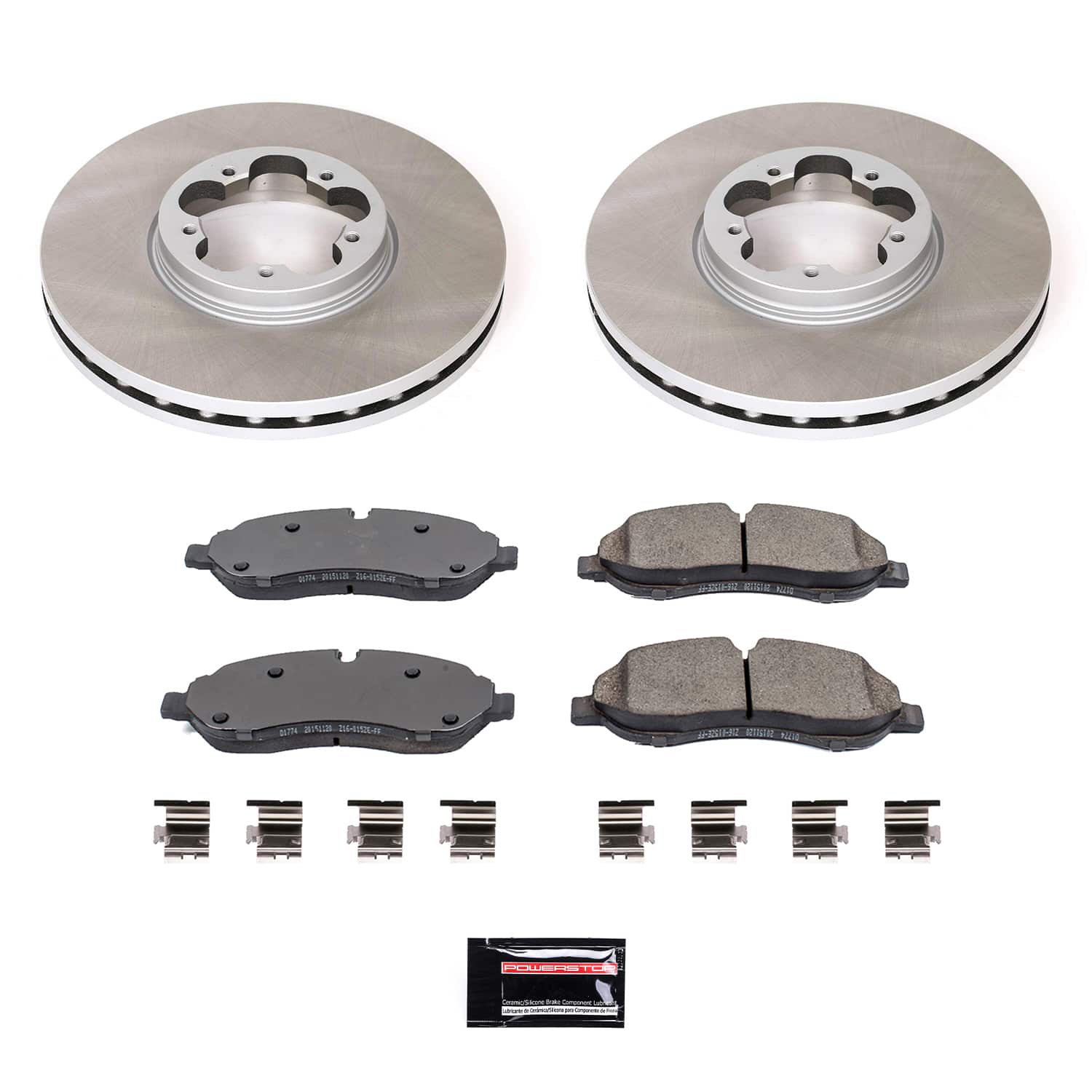 Power Stop SC7150 - Front Z17 Evolution Pad And Semi-Coated Rotor Kit vehicle fitment brake part