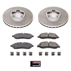 Power Stop SC7150 - Front Z17 Evolution Pad And Semi-Coated Rotor Kit vehicle fitment brake part
