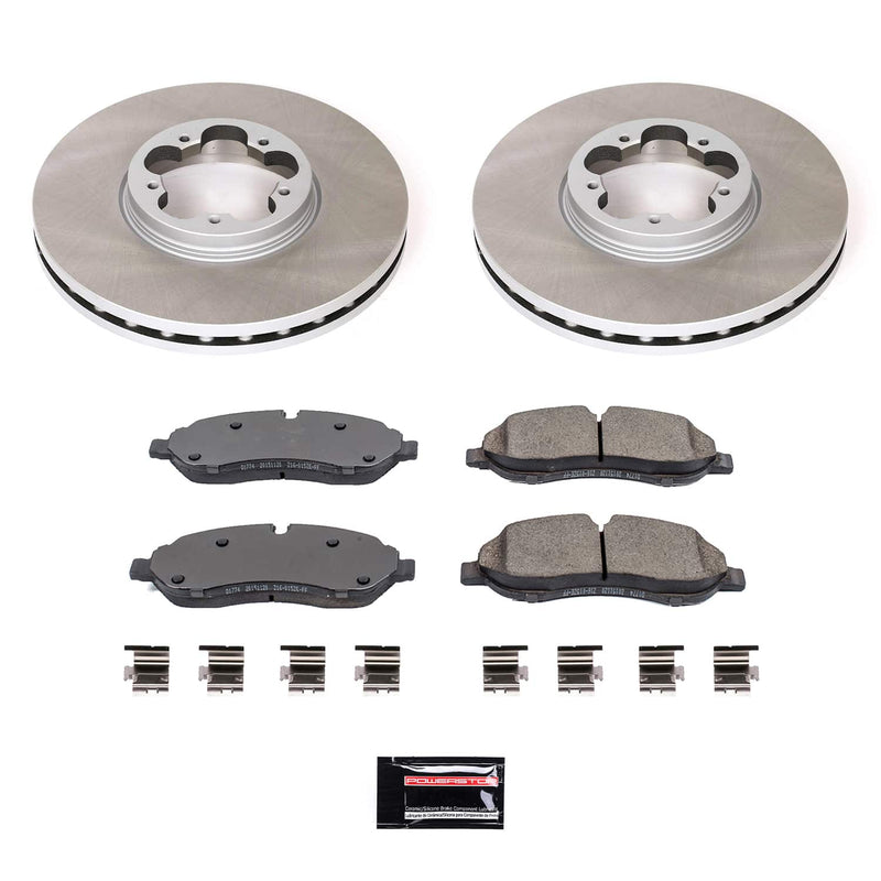 Power Stop SC7150 - Front Z17 Evolution Pad And Semi-Coated Rotor Kit vehicle fitment brake part