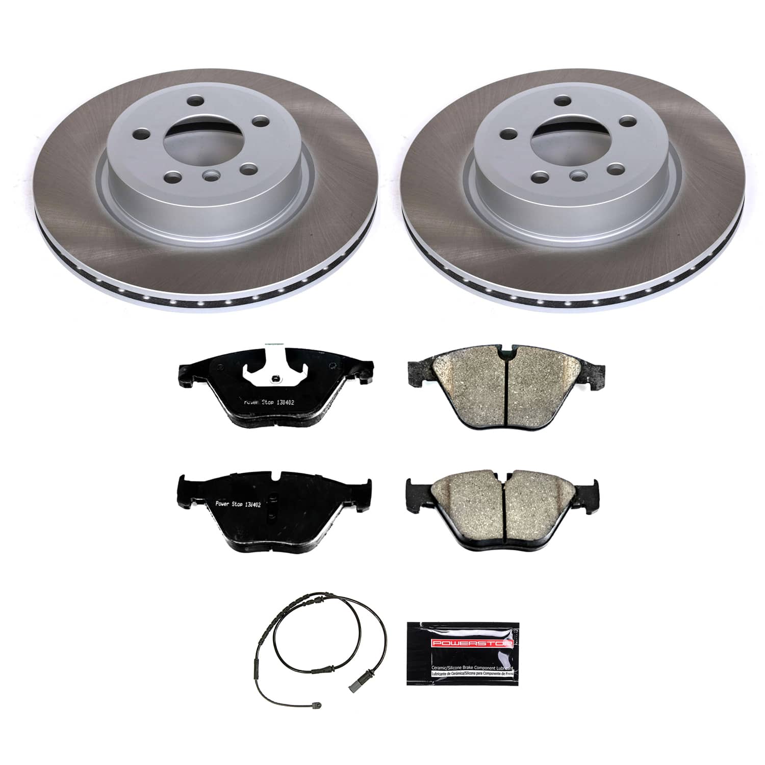 Power Stop SC7163 - Front Z17 Evolution Pad And Semi-Coated Rotor Kit vehicle fitment brake part