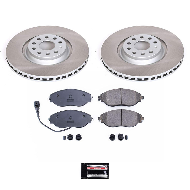 Power Stop SC7175 - Front Z17 Evolution Pad And Semi-Coated Rotor Kit vehicle fitment brake part