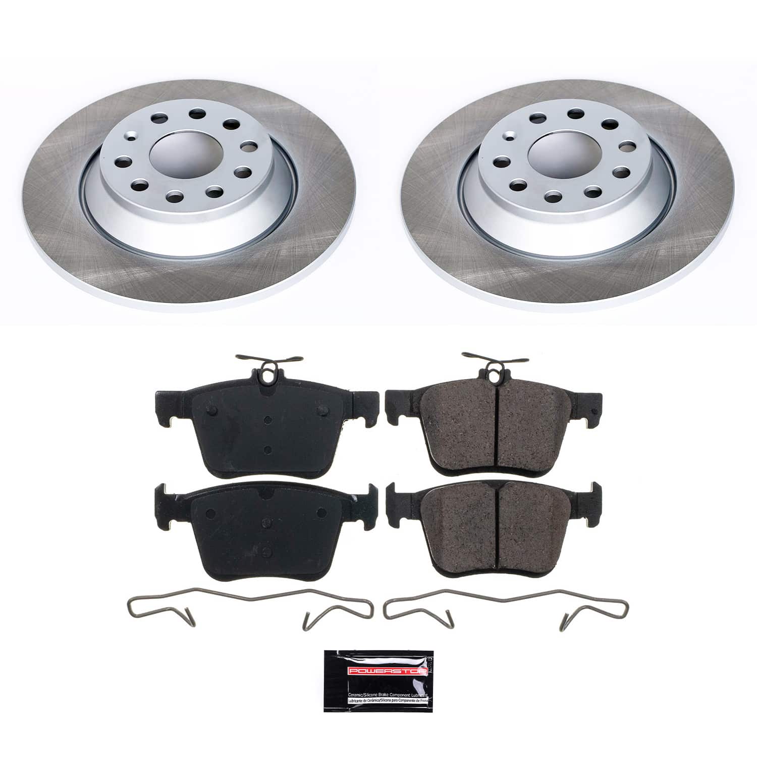 Power Stop SC7176 - Rear Z17 Evolution Pad And Semi-Coated Rotor Kit vehicle fitment brake part