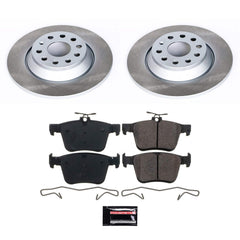Power Stop SC7176 - Rear Z17 Evolution Pad And Semi-Coated Rotor Kit vehicle fitment brake part
