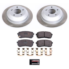 Power Stop SC7213 - Rear Z17 Evolution Pad And Semi-Coated Rotor Kit vehicle fitment brake part