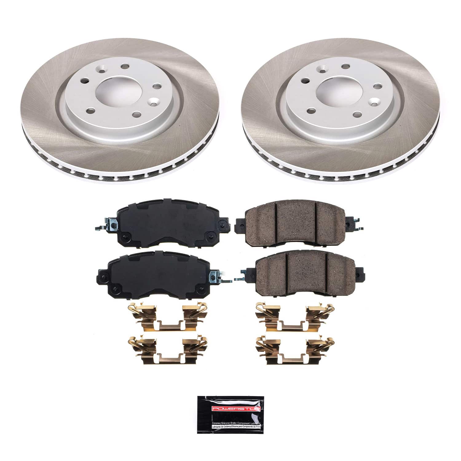 Power Stop SC7215 - Front Z17 Evolution Pad And Semi-Coated Rotor Kit vehicle fitment brake part