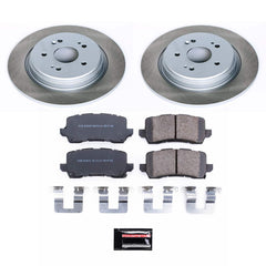Power Stop SC7216 - Rear Z17 Evolution Pad And Semi-Coated Rotor Kit vehicle fitment brake part