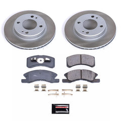 Power Stop SC7217 - Front Z17 Evolution Pad And Semi-Coated Rotor Kit vehicle fitment brake part