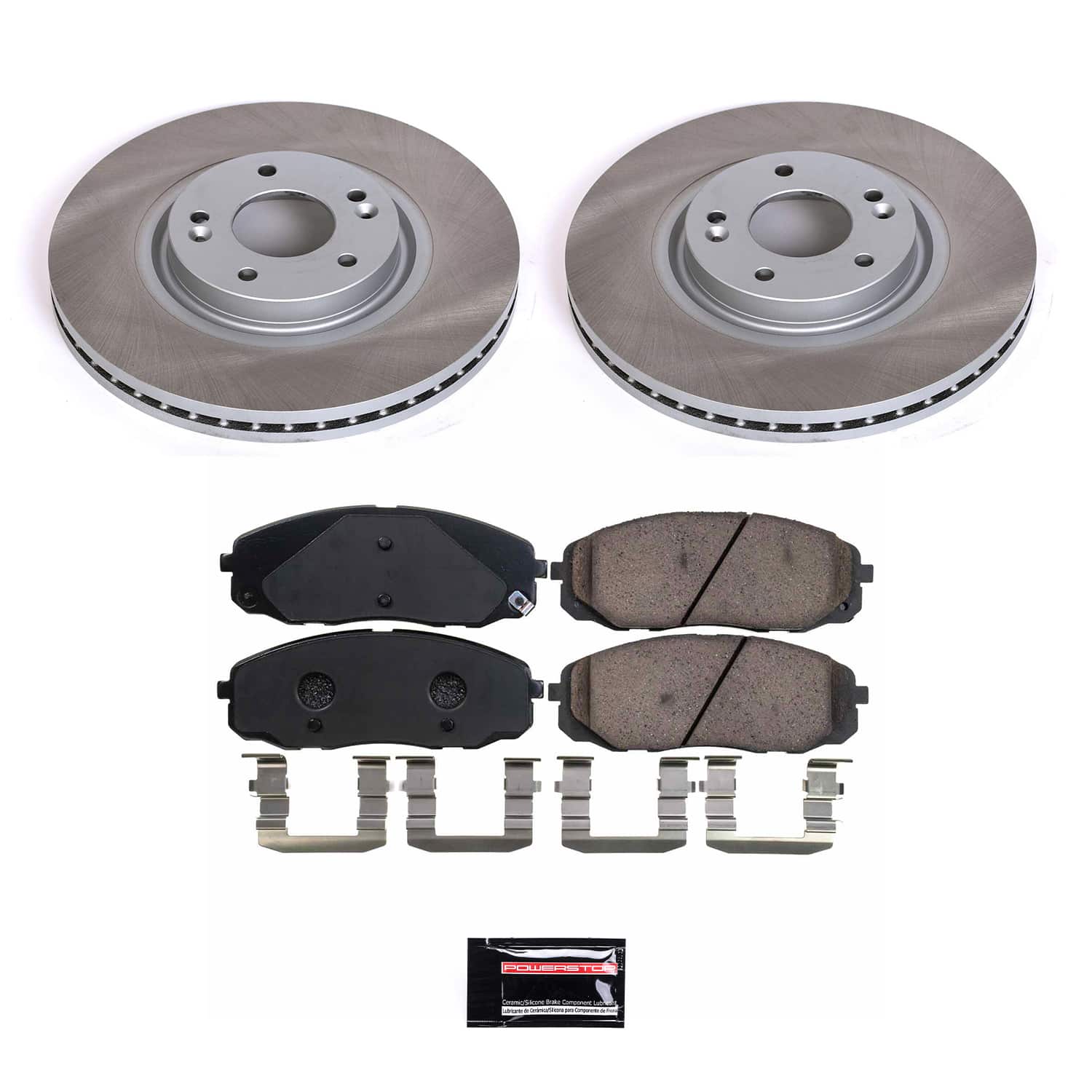 Power Stop SC7218 - Front Z17 Evolution Pad And Semi-Coated Rotor Kit vehicle fitment brake part