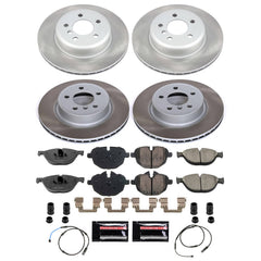 Power Stop SC7236 - Front And Rear Z17 Evolution Pad And Semi-Coated Rotor Kit vehicle fitment brake part