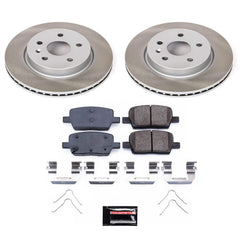 Power Stop SC7289 - Rear Z17 Evolution Pad And Semi-Coated Rotor Kit vehicle fitment brake part