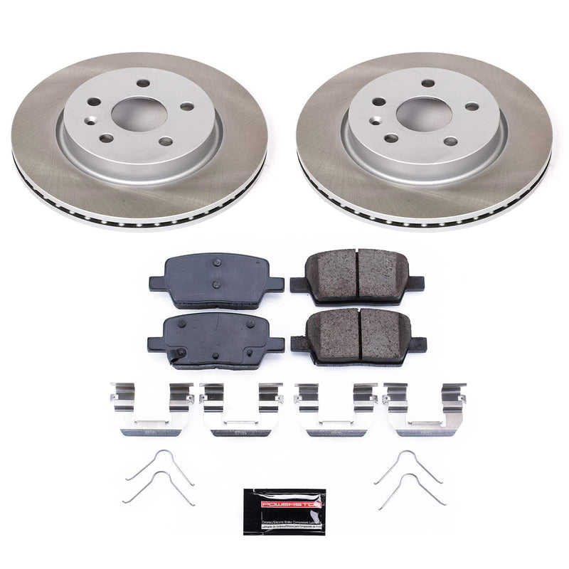 Power Stop SC7289 - Rear Z17 Evolution Pad And Semi-Coated Rotor Kit vehicle fitment brake part