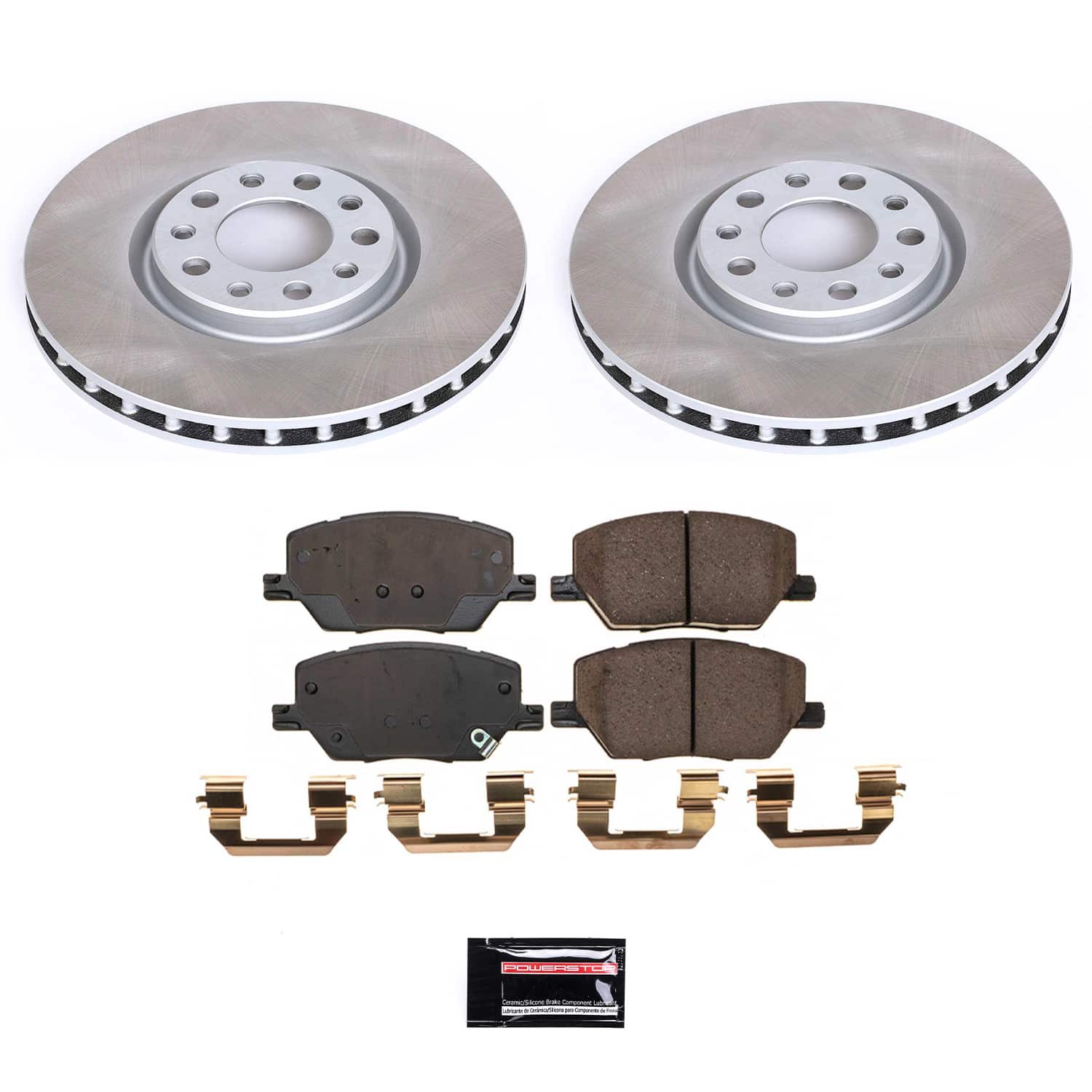 Power Stop SC7299 - Front Z17 Evolution Pad And Semi-Coated Rotor Kit vehicle fitment brake part