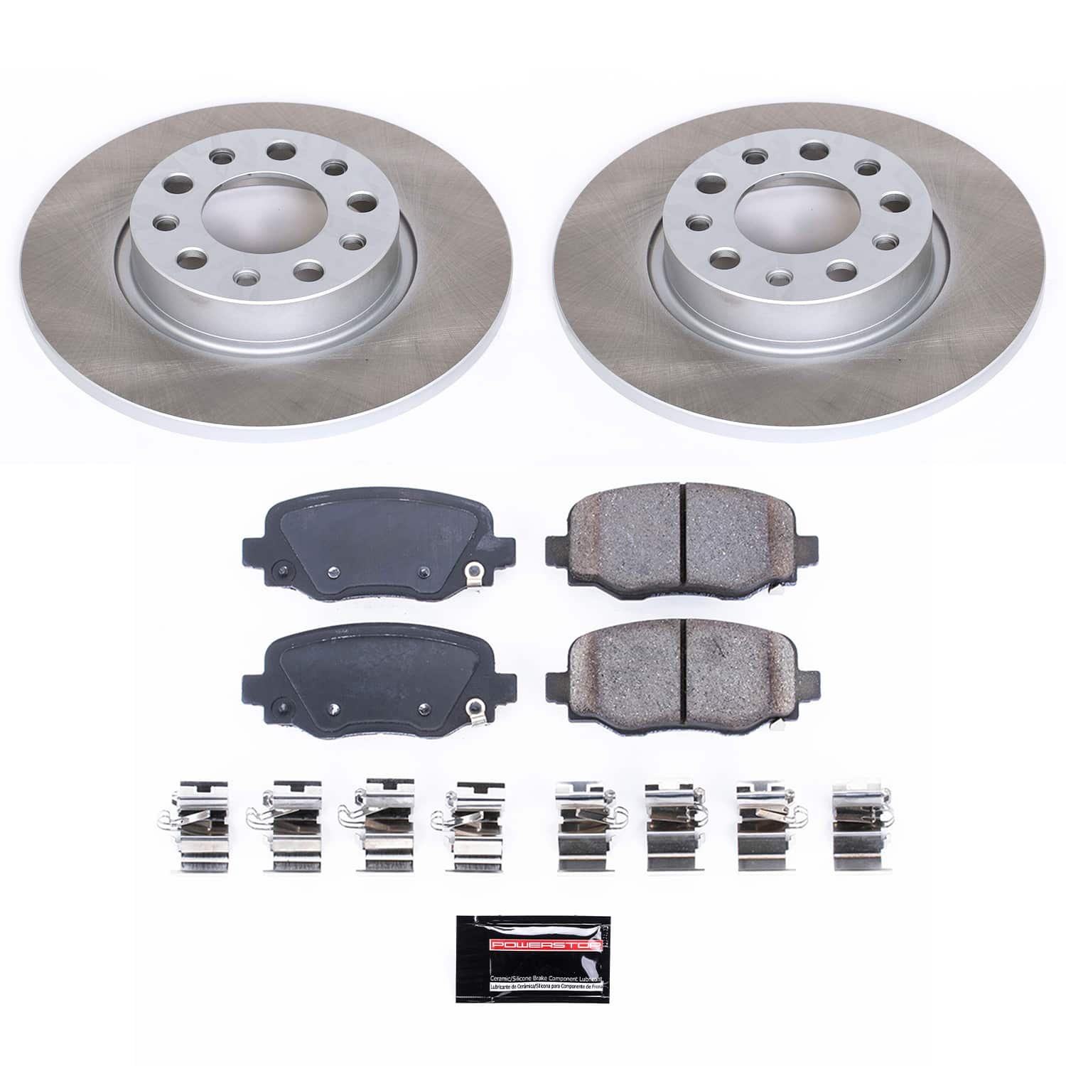 Power Stop SC7301 - Rear Z17 Evolution Pad And Semi-Coated Rotor Kit vehicle fitment brake part