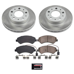 Power Stop SC7303 - Front Z17 Evolution Pad And Semi-Coated Rotor Kit vehicle fitment brake part