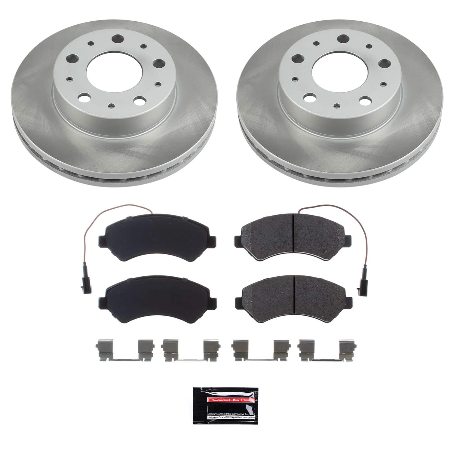 Power Stop SC7306 - Front Z17 Evolution Pad And Semi-Coated Rotor Kit vehicle fitment brake part