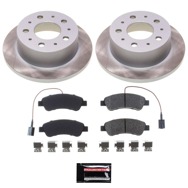 Power Stop SC7310 - Rear Z17 Evolution Pad And Semi-Coated Rotor Kit vehicle fitment brake part